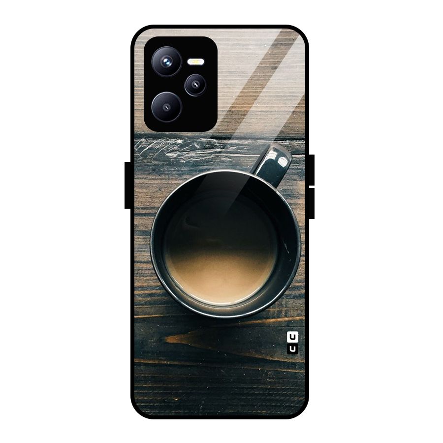Chai On Wood Glass Back Case for Realme C35