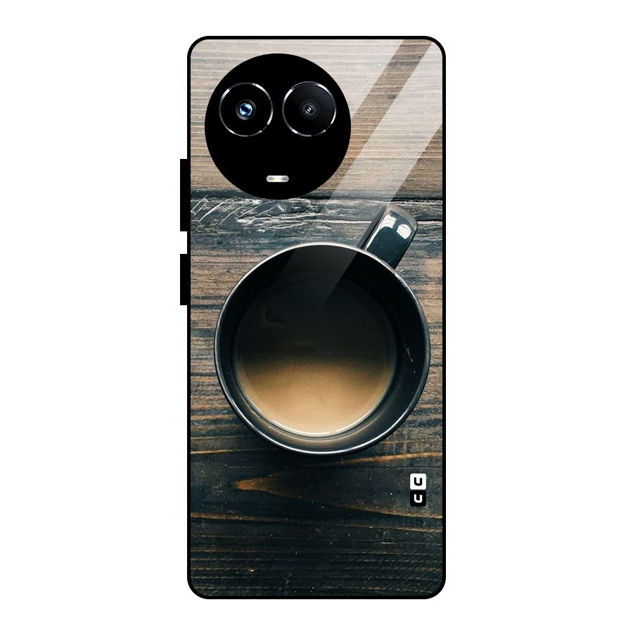 Chai On Wood Glass Back Case for Realme Narzo 60X