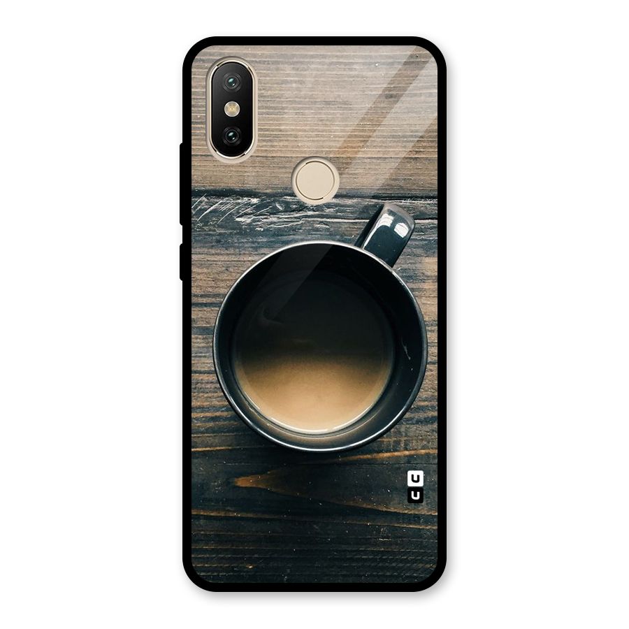 Chai On Wood Glass Back Case for Redmi A2