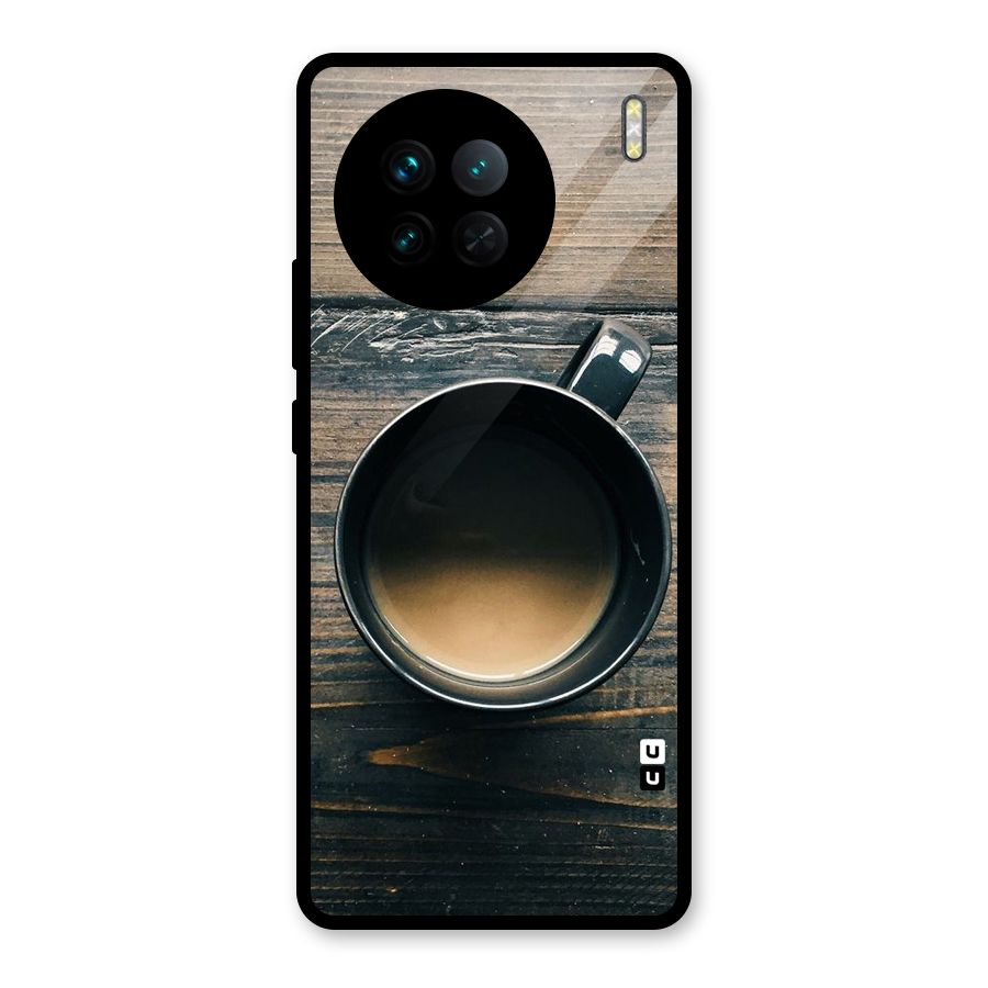Chai On Wood Glass Back Case for Vivo X90