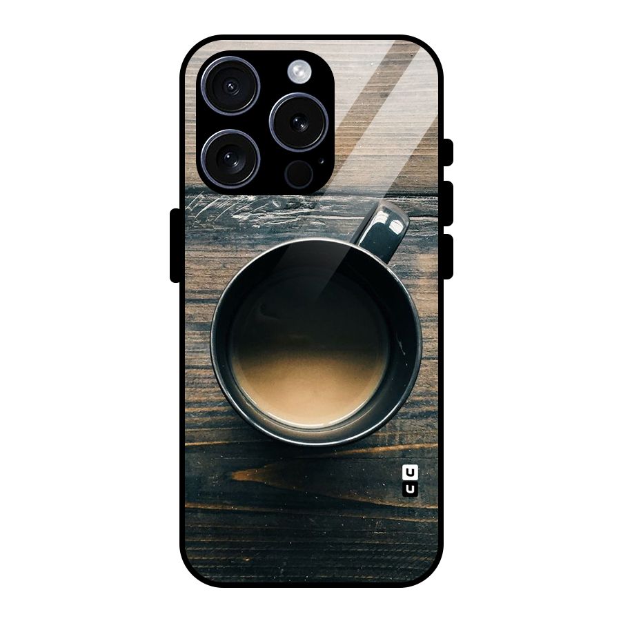 Chai On Wood Glass Back Case for iPhone 15 Pro