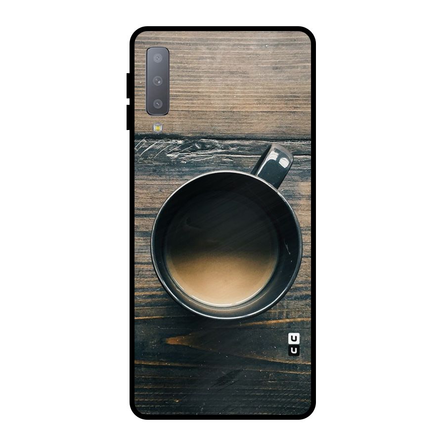 Chai On Wood Metal Back Case for Galaxy A7 (2018)