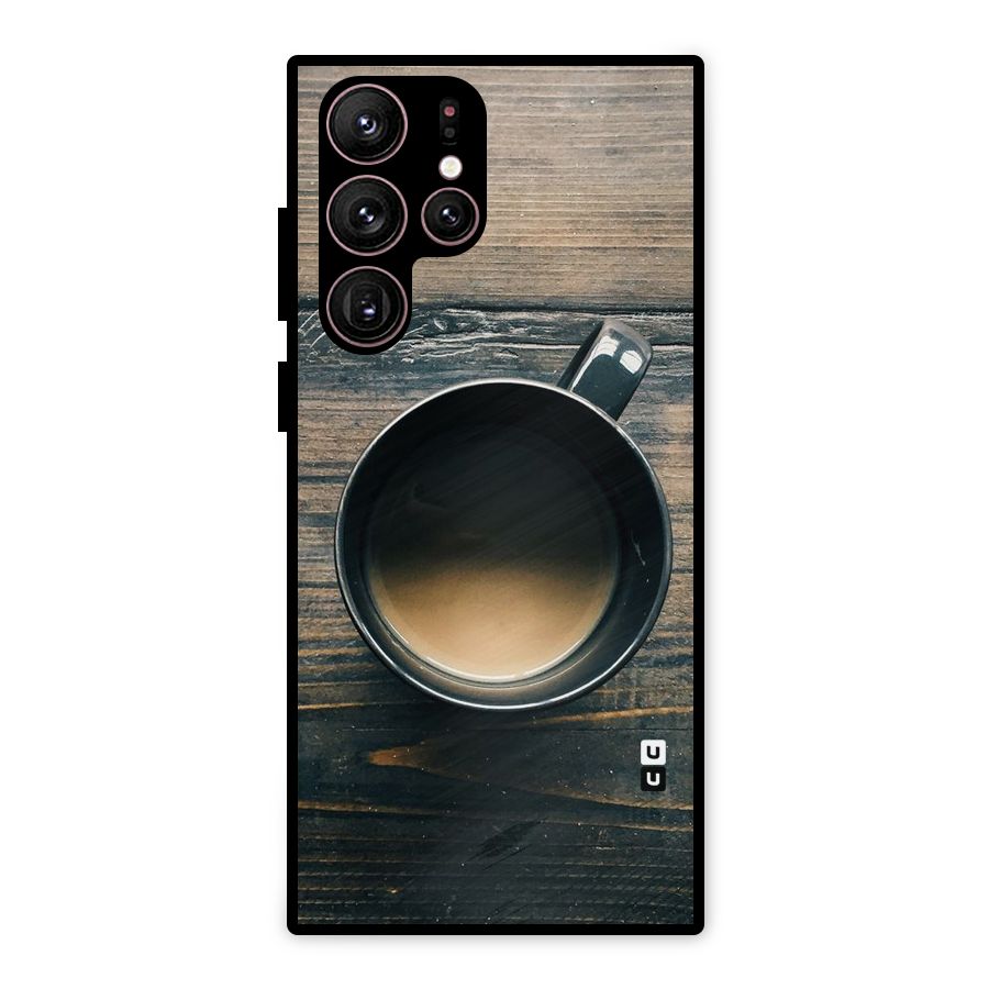 Chai On Wood Metal Back Case for Galaxy S22 Ultra 5G