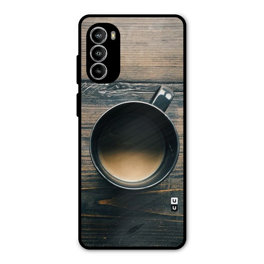 Chai On Wood Metal Back Case for Moto G52
