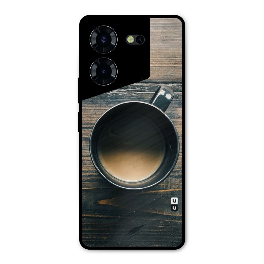 Chai On Wood Metal Back Case for Tecno Pova 5 Pro 5G