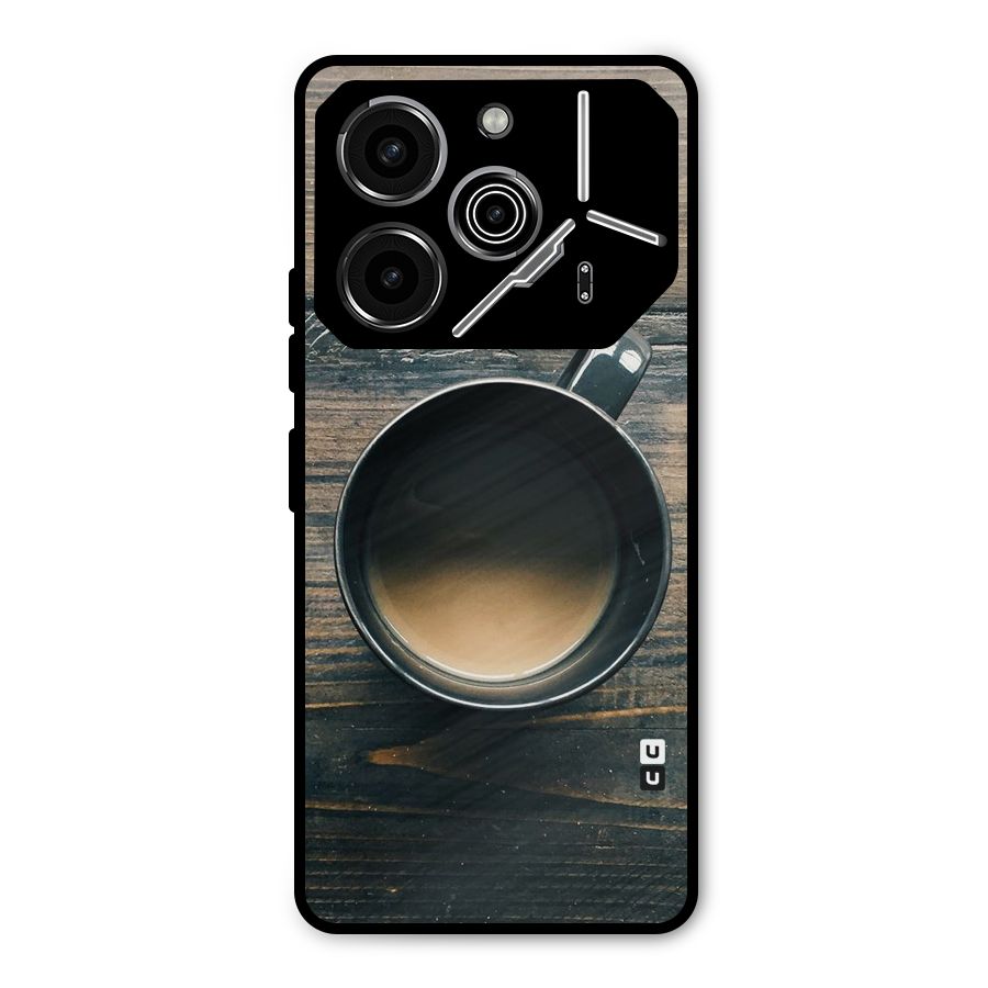 Chai On Wood Metal Back Case for Tecno Pova 6 Pro