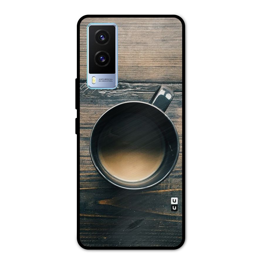 Chai On Wood Metal Back Case for Vivo V21e 5G