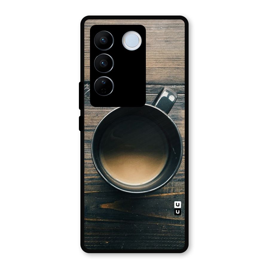 Chai On Wood Metal Back Case for Vivo V27