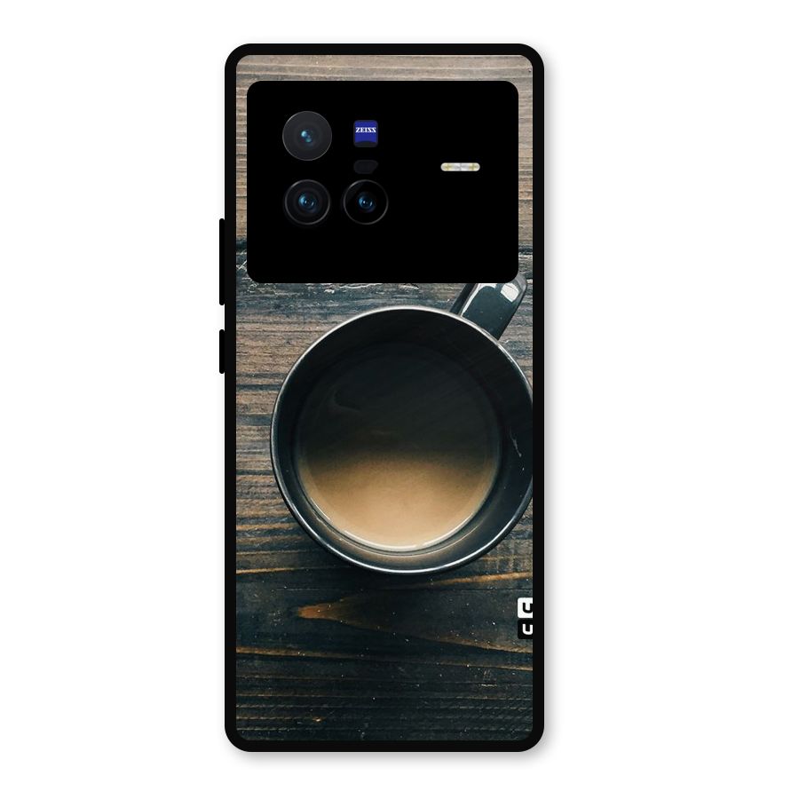 Chai On Wood Metal Back Case for Vivo X80
