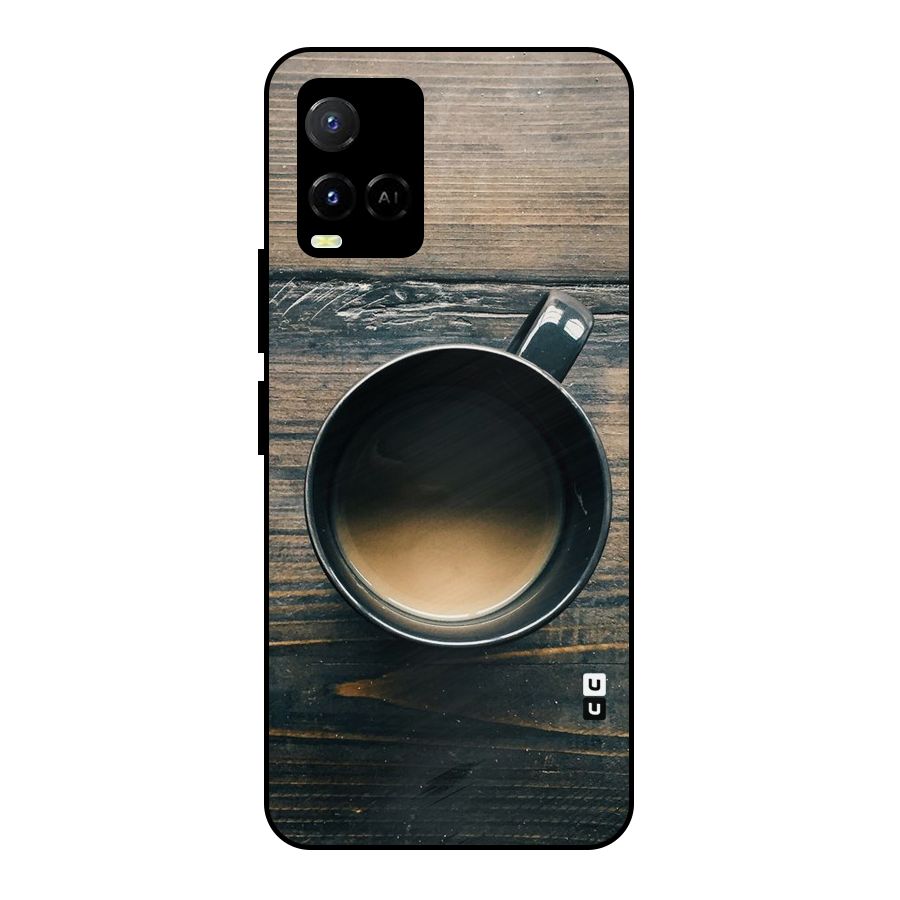 Chai On Wood Metal Back Case for Vivo Y21