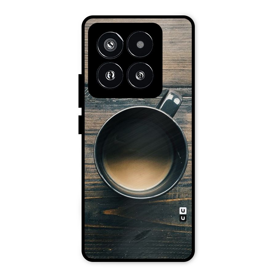 Chai On Wood Metal Back Case for Xiaomi 14 Pro