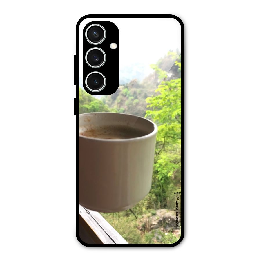 Chai With Mountain View Glass Back Case for Galaxy S23 FE