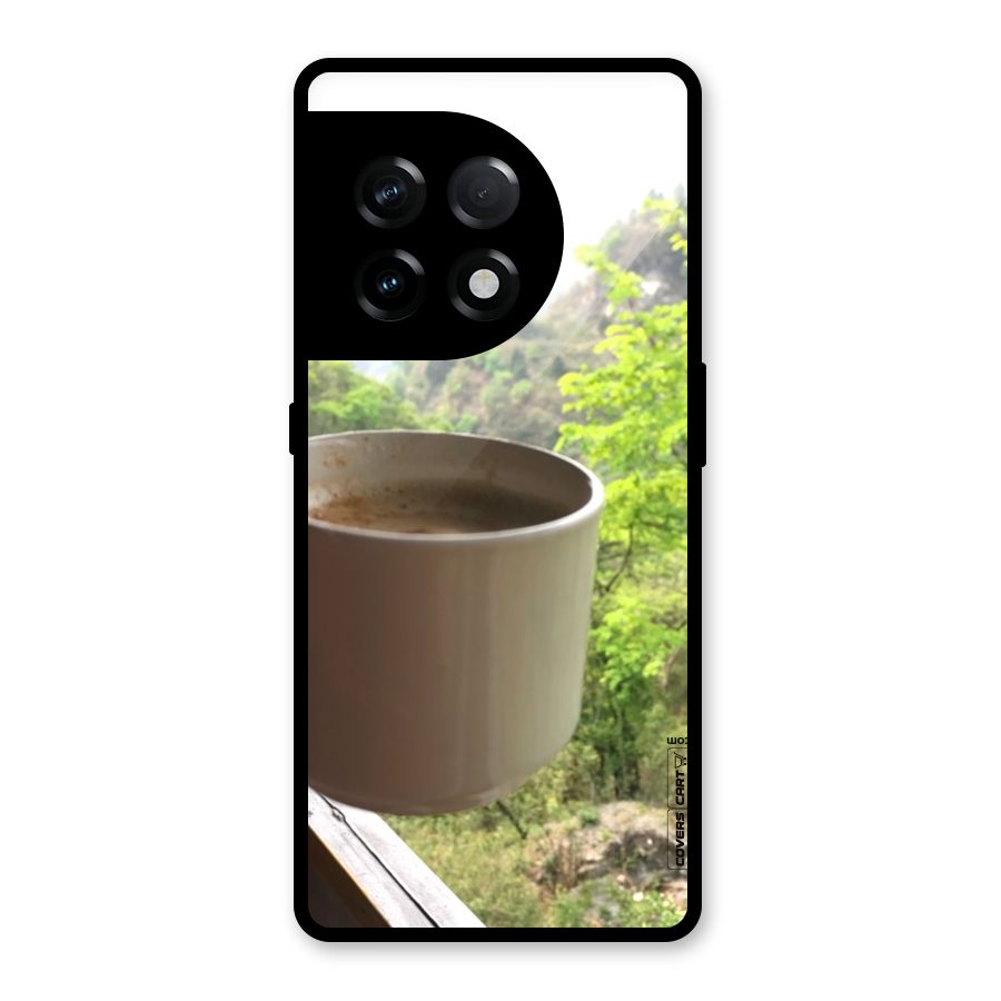 Chai With Mountain View Glass Back Case for OnePlus 11R