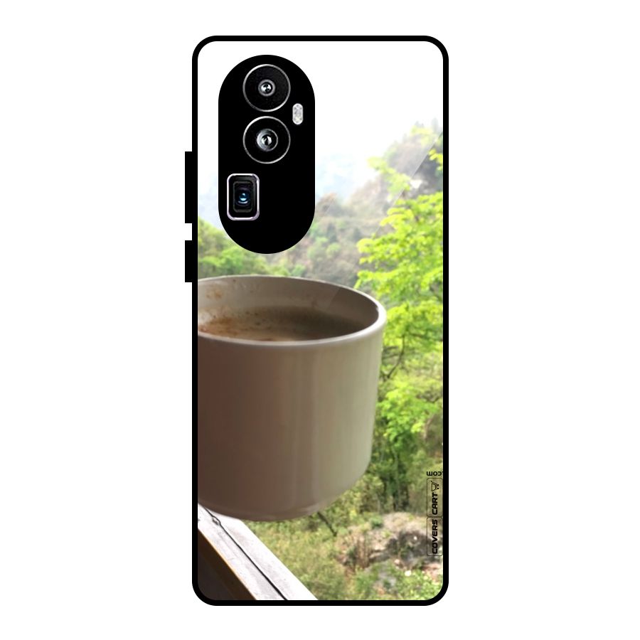 Chai With Mountain View Glass Back Case for Oppo Reno10 Pro Plus