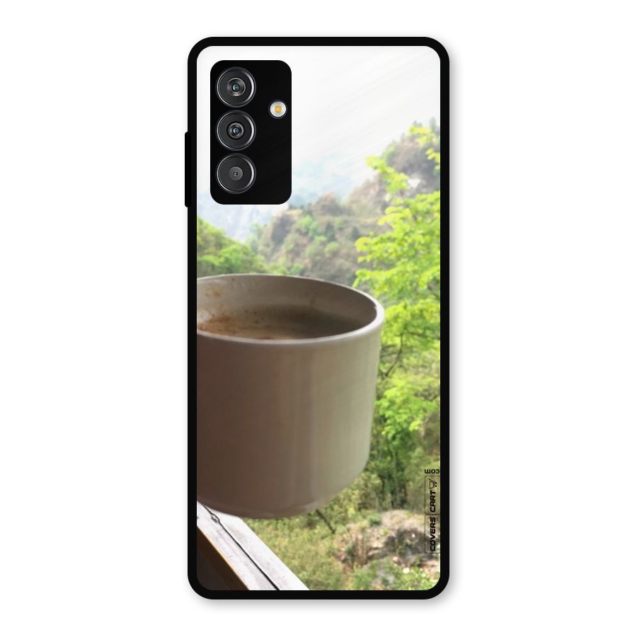 Chai With Mountain View Metal Back Case for Galaxy F13