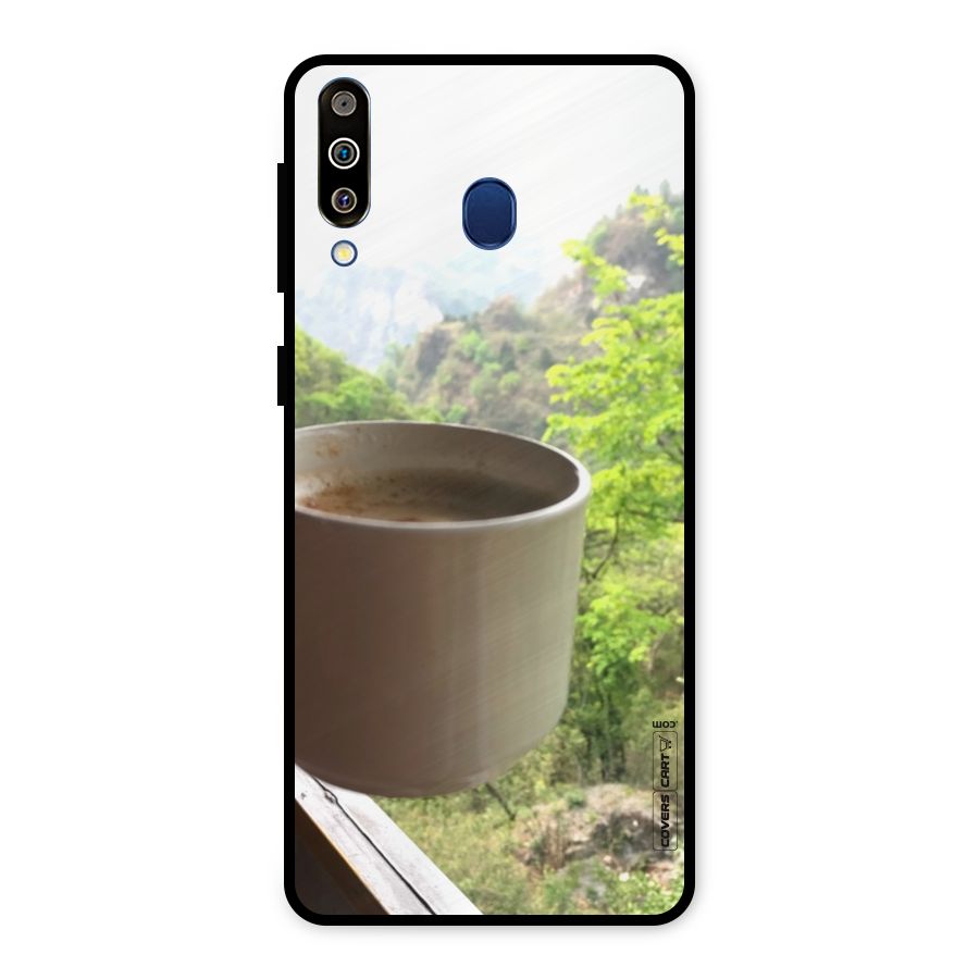 Chai With Mountain View Metal Back Case for Galaxy M30