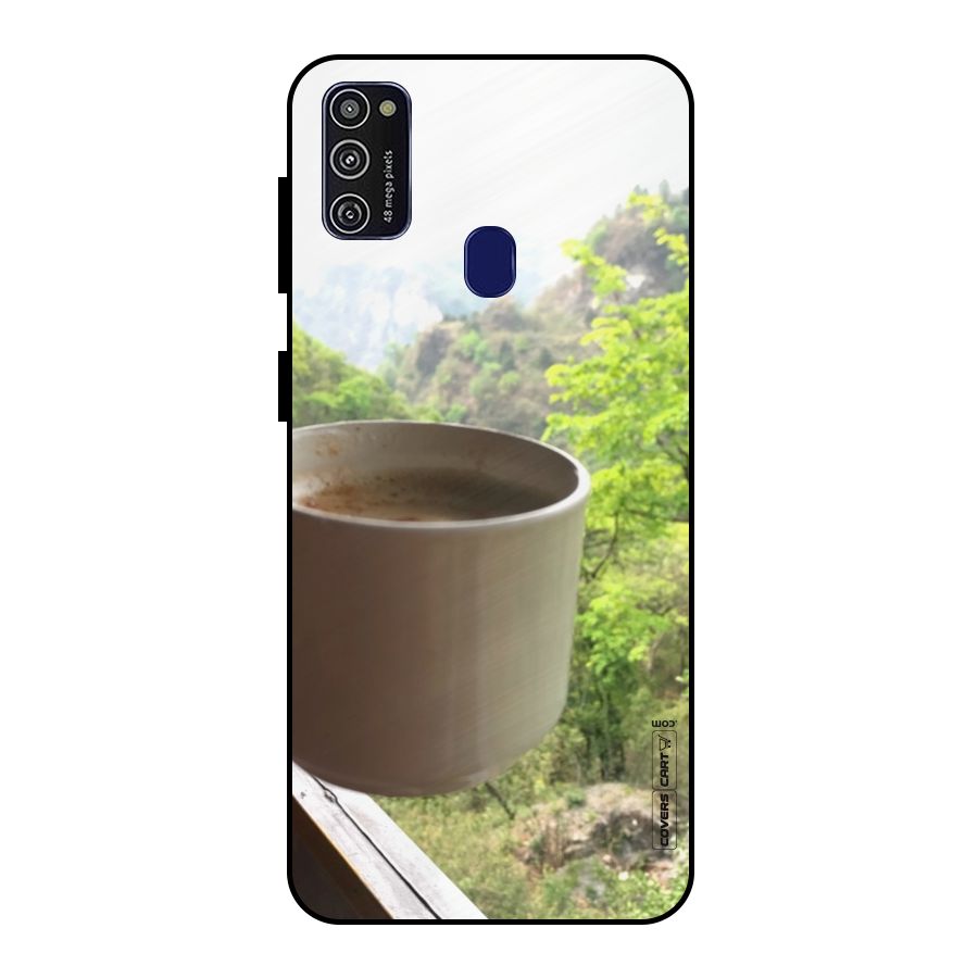 Chai With Mountain View Metal Back Case for Galaxy M30s