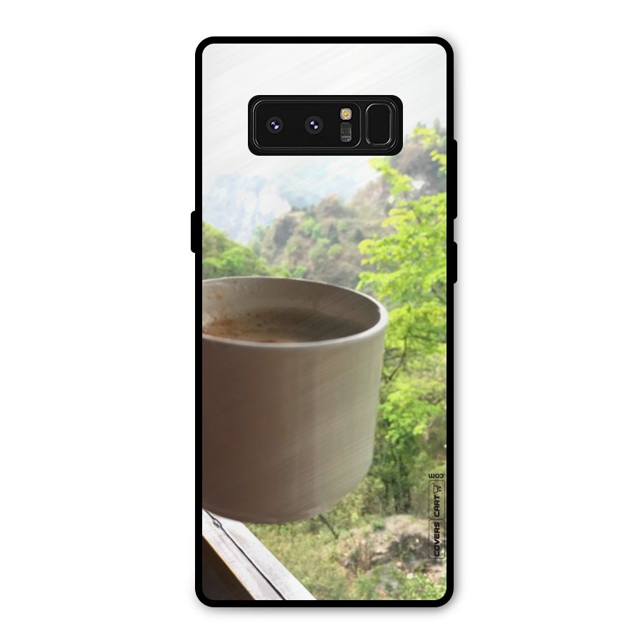 Chai With Mountain View Metal Back Case for Galaxy Note 8