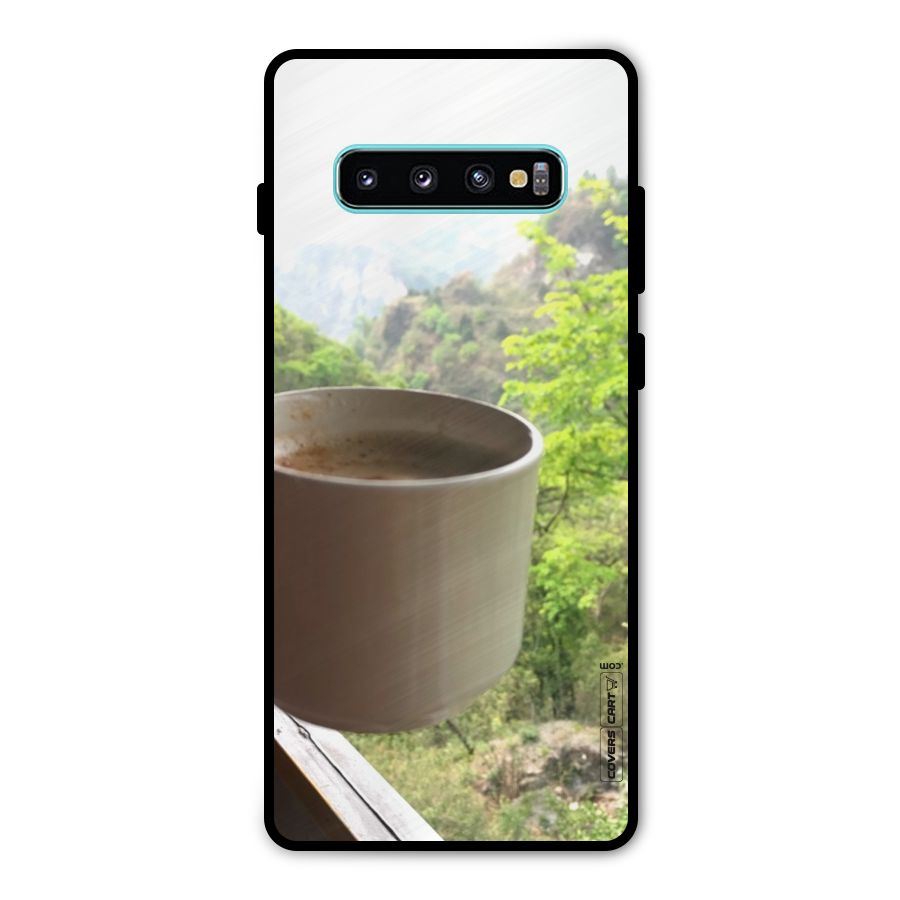 Chai With Mountain View Metal Back Case for Galaxy S10 Plus