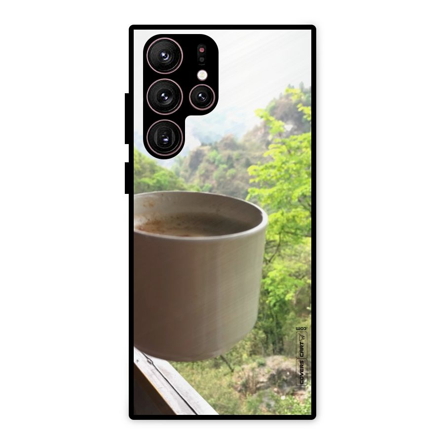 Chai With Mountain View Metal Back Case for Galaxy S22 Ultra 5G