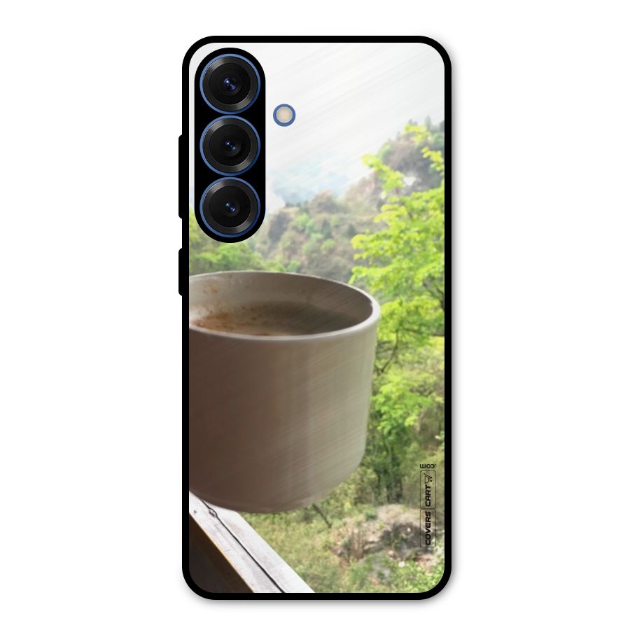 Chai With Mountain View Metal Back Case for Galaxy S25