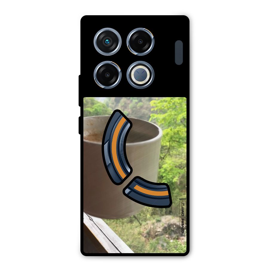 Chai With Mountain View Metal Back Case for Infinix GT 20 Pro