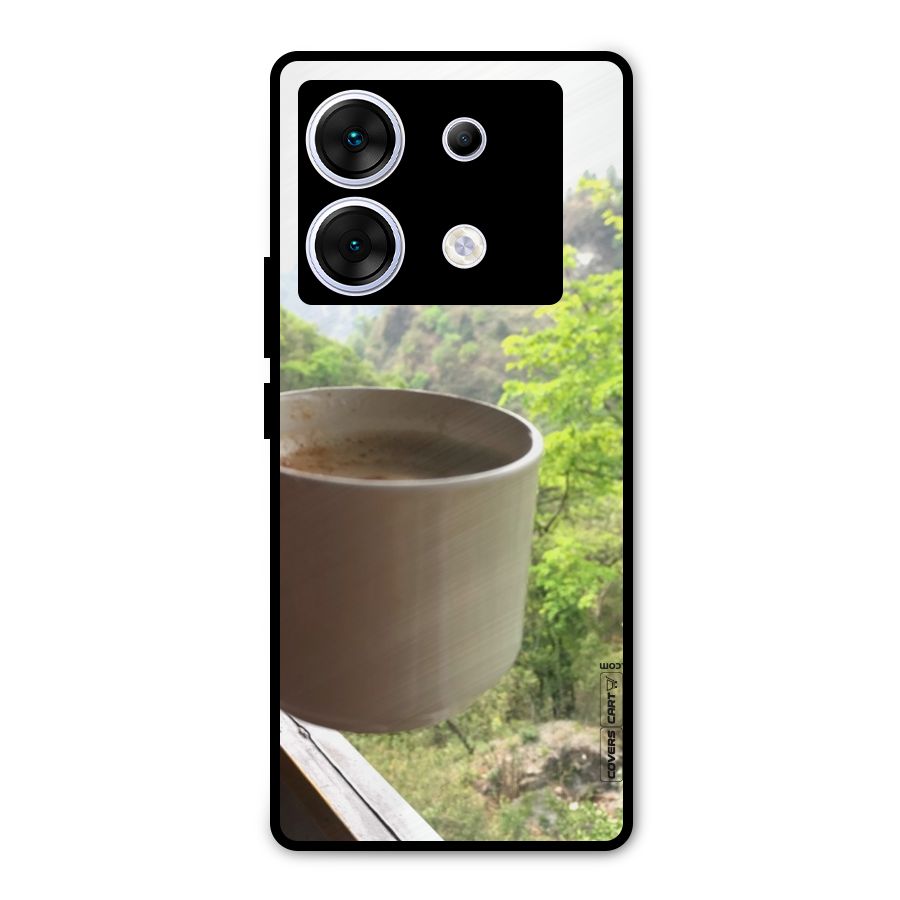 Chai With Mountain View Metal Back Case for Infinix Zero 30 5G