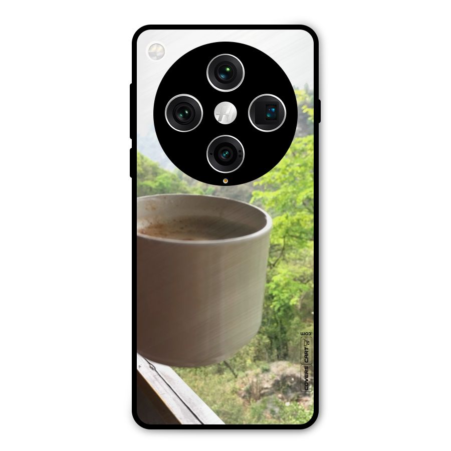 Chai With Mountain View Metal Back Case for Oppo Find X8 Pro