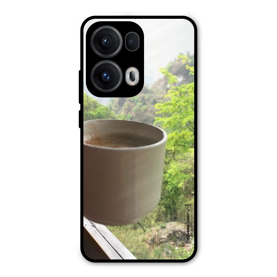Chai With Mountain View Metal Back Case for Oppo Reno13 Pro