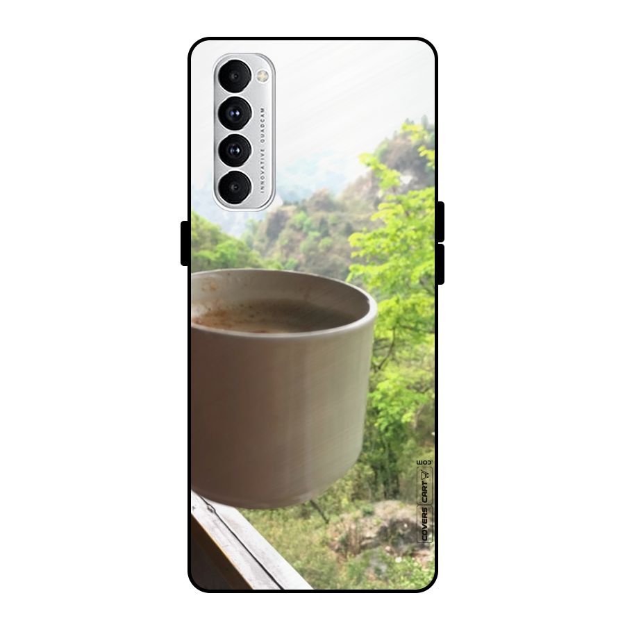Chai With Mountain View Metal Back Case for Oppo Reno4 Pro