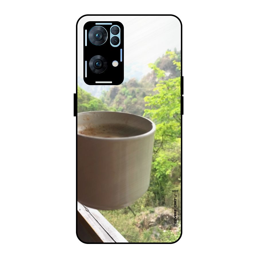 Chai With Mountain View Metal Back Case for Oppo Reno7 Pro 5G
