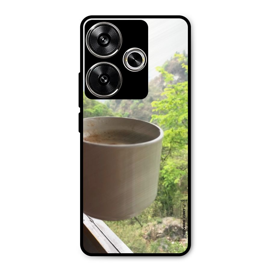 Chai With Mountain View Metal Back Case for Poco F6