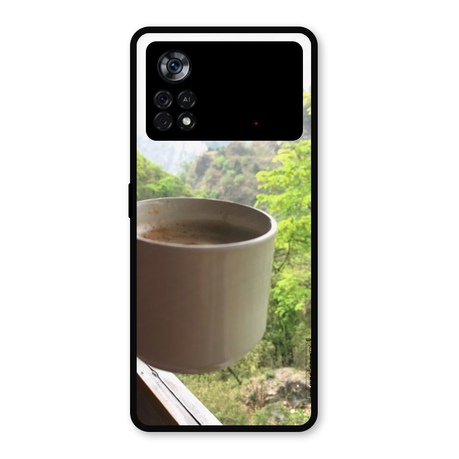 Chai With Mountain View Metal Back Case for Poco X4 Pro 5G