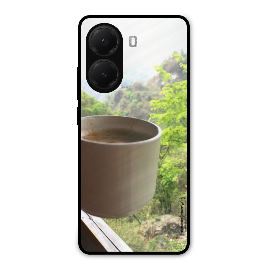 Chai With Mountain View Metal Back Case for Poco X7 Pro