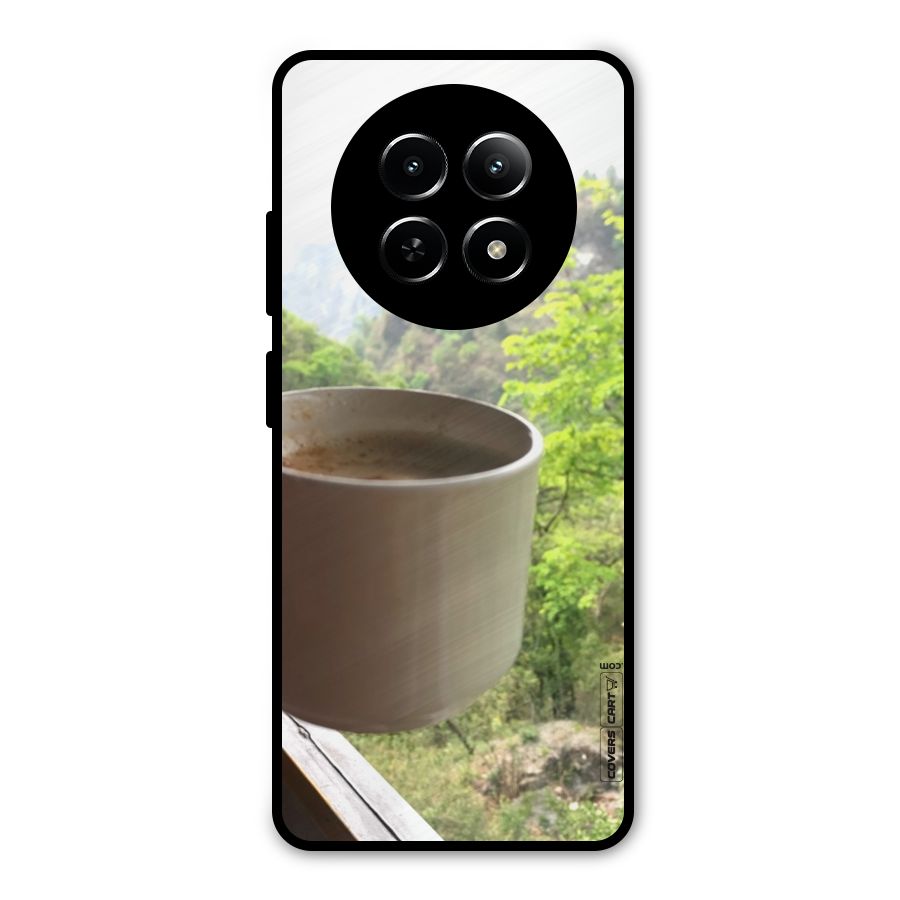 Chai With Mountain View Metal Back Case for Realme 12x 5G