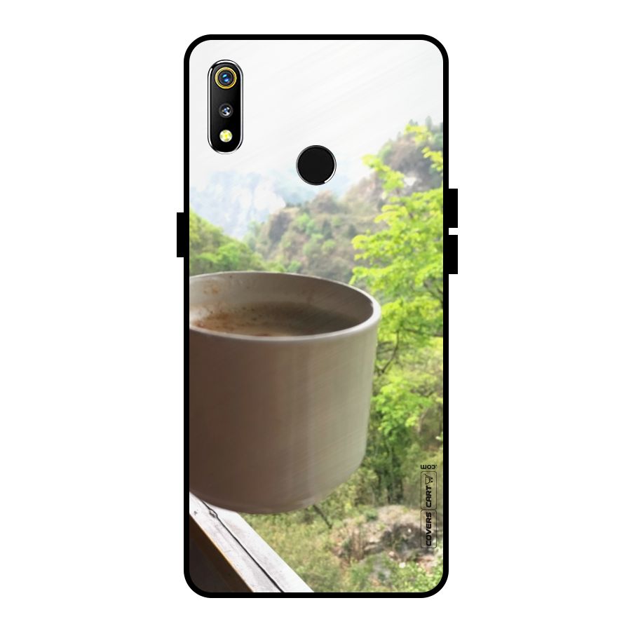 Chai With Mountain View Metal Back Case for Realme 3