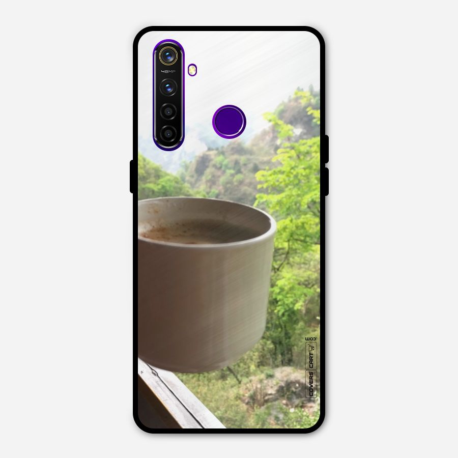 Chai With Mountain View Metal Back Case for Realme 5 Pro