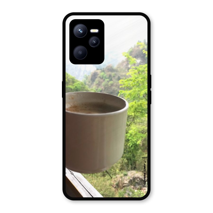 Chai With Mountain View Metal Back Case for Realme C35