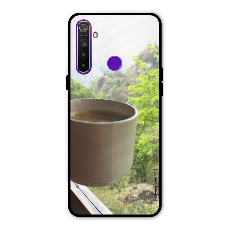 Chai With Mountain View Metal Back Case for Realme Narzo 10
