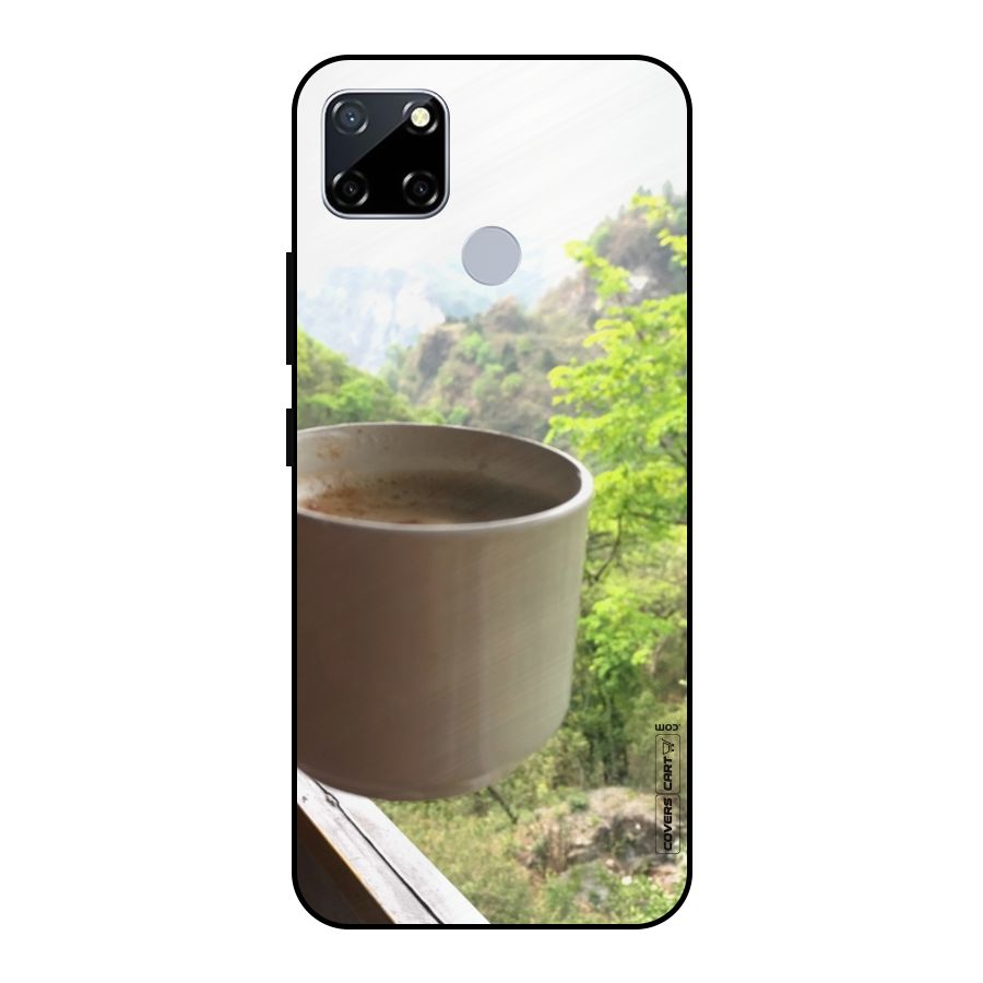 Chai With Mountain View Metal Back Case for Realme Narzo 20