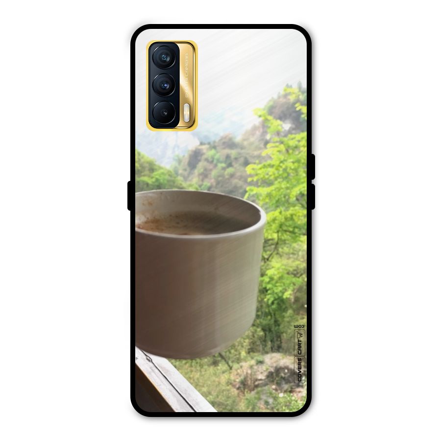 Chai With Mountain View Metal Back Case for Realme X7