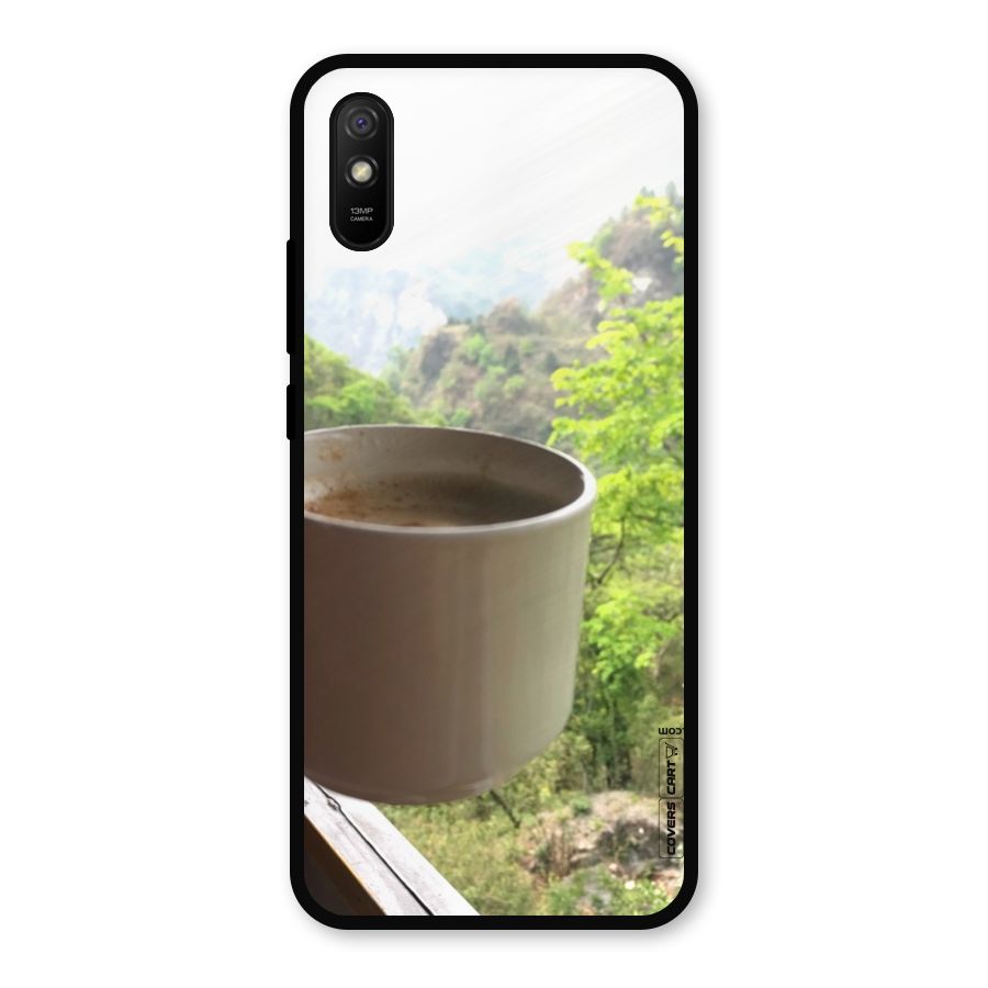 Chai With Mountain View Metal Back Case for Redmi 9i