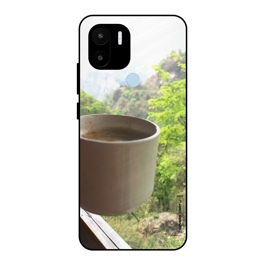 Chai With Mountain View Metal Back Case for Redmi A2+