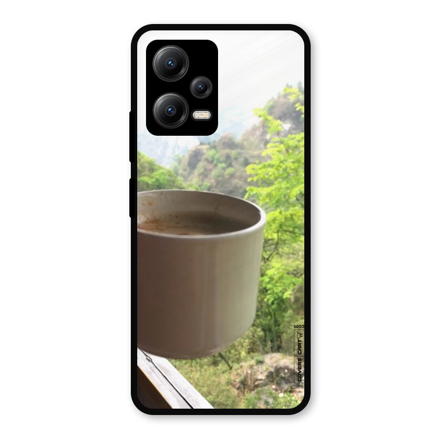 Chai With Mountain View Metal Back Case for Redmi Note 12 5G