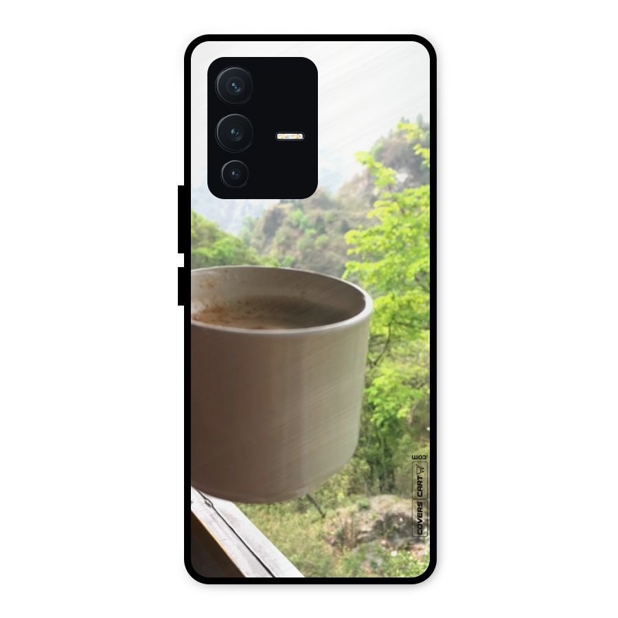 Chai With Mountain View Metal Back Case for Vivo V23 5G