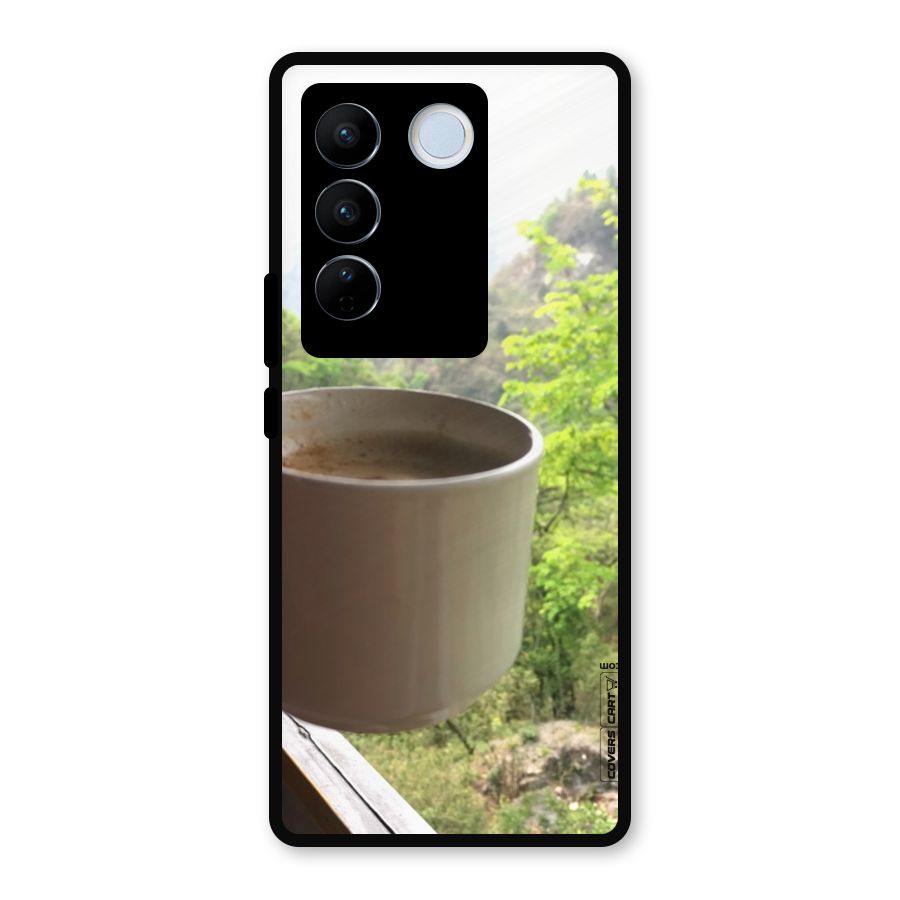 Chai With Mountain View Metal Back Case for Vivo V27