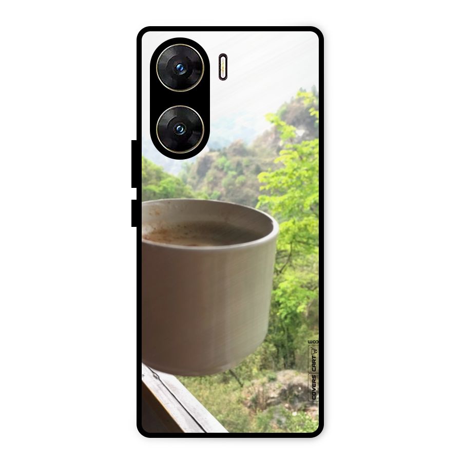 Chai With Mountain View Metal Back Case for Vivo V29e
