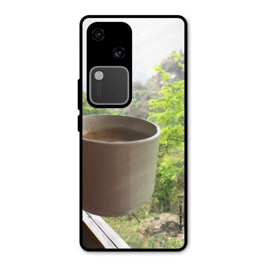Chai With Mountain View Metal Back Case for Vivo V30