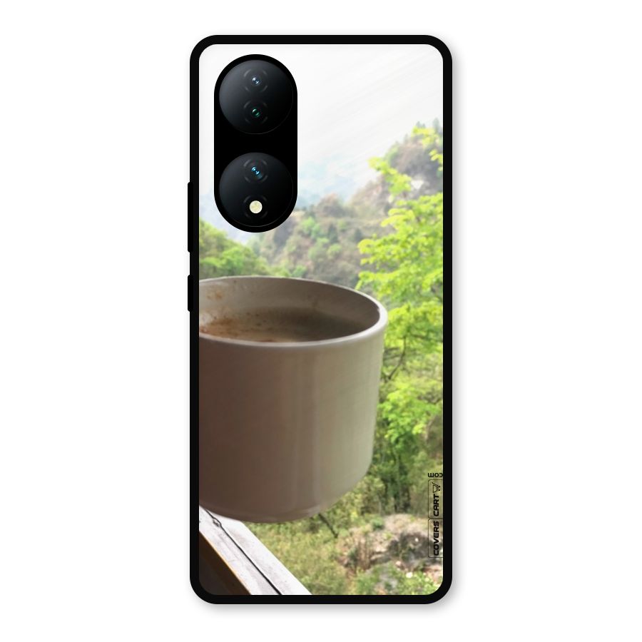 Chai With Mountain View Metal Back Case for Vivo Y100a