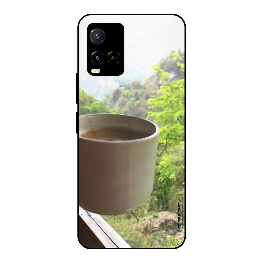Chai With Mountain View Metal Back Case for Vivo Y21